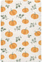 KICPOAY Fitted Crib Sheets Halloween Pumpkin Fall Orange Stretchy Portable Playard Sheets for