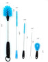 Qacebepa 5-in-1 Set, Tumbler Brush Cleaner Cleaning Brush Washing Straw Tube lab Cleaning with Long Handle, for Water