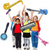 Set, 30 80s 90s Max Fun Inflatable Rock Star Toy PCS Party Decorations Inflatable Party Props Musical Instrument Blow