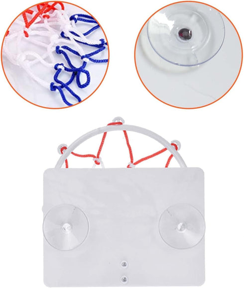CYFIE Basketball Hoop for Toddlers, Bathtub Bath Toys, Suction Cup Basketball Hoop for Kids, Girls, Boys