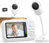 Elzeeo Baby Monitor with Camera and Audio, 2.8 Wireless Baby Monitor No WiFi
