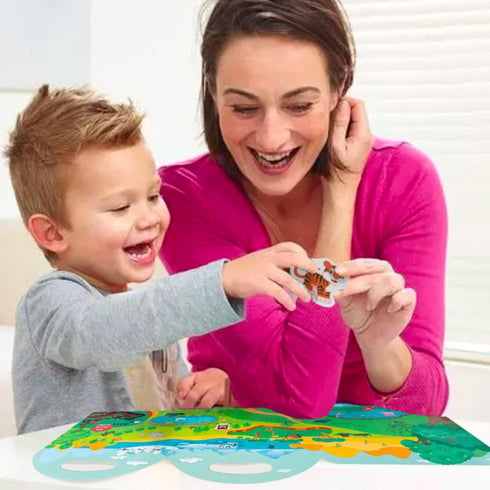 2 Sets Portable Jelly Quiet Busy Sticker Book - Vehicle & Animal Reusable Sticker Books for Kids, Educational Toys