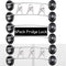 6 Pack Refrigerator Locks with 12 Keys, Child Safety Fridge Lock for Mini Fridge, File Drawer, Toilet Seat