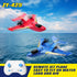 Toys,2.4GHz 6-axis RC Water Plane,RC Airplane for Water Land and Air, Remote Control Airplane Flying Fighter Gyro