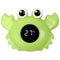 Kronabelle Green Crab Floating Bath Thermometer, Waterproof LCD Display for Tub with Fast