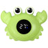 Kronabelle Green Crab Floating Bath Thermometer, Waterproof LCD Display for Tub with Fast