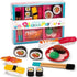 Authentic Japanese Sushi Bento Box Pretend Play Dinner Food Set - 19