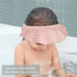 Baby Kids Shower Cap Shower Cap for Kids Shampoo Bath Bathing Hat Silicone Adjustable Washing Hair Shower Bathing Protection Bath Cap for Toddler, Baby, Kids, Children (Pink)