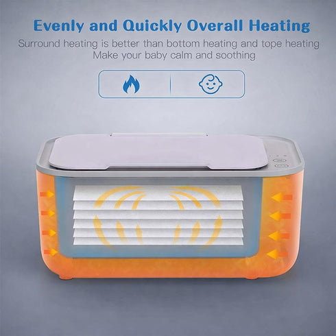 DAKONG 3 Deluxe Baby Wipe Warmer Dispenser, Heating Modes, Touch Control, Large Capacity, Even Warming for Newborn