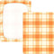 JUNZAN Orange Scottish Plaid Baby Crib Sheets Cotton Fitted Crib Sheets for Boys