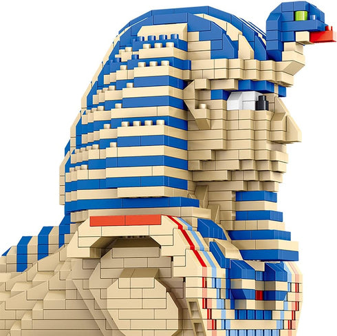 Great Sphinx Egypt Building Blocks Set, 2732Pcs Famous World Architecture Educational Toys for Kids Adults