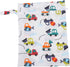 Kisangel Diaper Bag Zipper Reusable Wet Dry Pouch for Family Car Pattern
