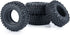 RC-Hub 4PCS 1.0" Crawler Tires Micro Rubber Tires for 1/24 Axial SCX24 90081 AXI00001 AXI00002 AXI00005 AXI00006 RC Crawler Car (50mm)