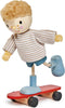 Tender Leaf Toys The Goodwood Family, Wooden Miniatures Flexible Doll, Multicultural Action Figure for Dollhouse