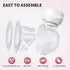 12 3 1200mAh Noise,21/24/27mm Painless,2 Pack Wearable Hands Free Levels Modes Electric with Battery,Leak-Proof