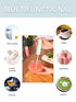 Handheld Electric Formula Stirrer, Milk Frothers, Handheld Drink Mixer (Blue)