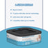 Fununcat 810 4 Packs Jumbo Square Refills Disposal Bags Refill Compatible with Diaper Genie Classic, Compact and Select