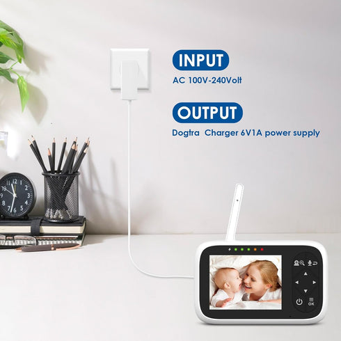 Vtech Baby Monitor Charger Cord for 6V Models DM221, DM221-2, DM223, DM251, DM111, DM112, DM222, DM271.