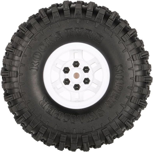 Goolsky 4Pcs AUSTAR AX-5020C 1.9 Inch 120mm Tires with Hub for 1/10 Traxxas Redcat SCX10 AXIAL RC4WD TF2
