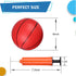 6" Mini Basketball Toy for Mini Hoops, 3 Pack Small Pool Balls for Inflatable Hoops, PVC Beach Balls