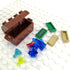 ZHX Treasure Accessories Building Blocks Set for Kids, Jewel Chest, Gems, Crystals, $100 Cash Toy