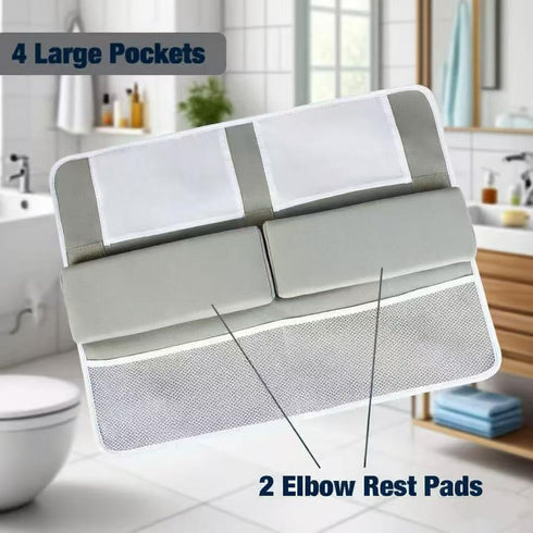 GPQZXL Elbow Set,Quick Bath Kneeler and Rest Pad Dry Soft Kneeling Pad,Baby Bathtub Cushion with Toy Organizer