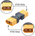 2Pair XT60 Connector Adapter - XT60 Male & Female No Wire Adapter for RC Lipo Battery, Drone, Toy Car
