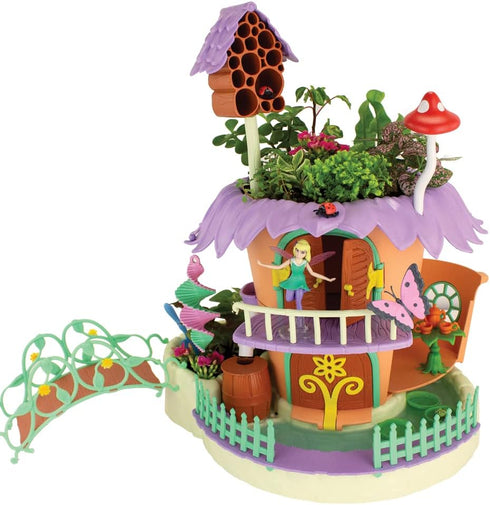 My Fairy Garden Nature Cottage Toy Figurine and Plant Kit - Grow Your Own Magical Garden with Fairy Isla, Ages 4+