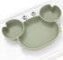 Silicone Suction Plate for Toddlers, Self Feeding Training Divided Dish and Bowl, BPA Free