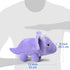 BenBen 13” Dinosaur Stuffed Animal, Cute Triceratops Plush Toys for Kids, Purple Baby Shower Birthday Gifts