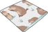 Bokkoy 50x50 inches Beavers at Play Baby Gyms Play Mat, Polyester Lightweight Quilted Cushion, Waterproof Surface, Soft