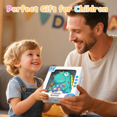 PYYCZA 1 1-3 12-18 Baby Musical Toys for Year Old Boys and Girls, Piano Keyboard Light Up Musical Toys for Toddlers