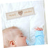 LABRIMP Stylish Wooden Pregnancy Test Keepsake Box for Women Elegant Announcement Holder with Lid for Cherishing First