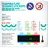 Kids Bath Thermometer 2 Pack, Waterproof Liquid Crystal Material, No Mercury/Glass, Easy to Use, Accurate Data