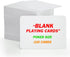 220PCS Poker Size Blank Playing Cards, Index Flash Cards for DIY Game Card Writing, Drawing, Painting