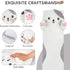 28 inch Cat Plush Body Kitty Pillow, Soft Giant Doll Cute Kitten Squishy Cat Stuffed Animal Toy Gifts for Kids