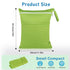 Angel Love Baby Cloth Diaper Wet/Dry Bags, 2 Pack with Zippered Pockets, Waterproof for Travel, Beach, Pool, Gym