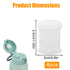 Fukaisu 4pcs Momcozy, 17oz/500ml Baby Bottle Warmer Stoppers Compatible with BPA-Free Silicone Portable Baby Bottle