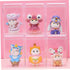 Abaodam 6pcs Box Display, Plastic Container Mini Toy Container for Baby Doll, Acrylic Display Case for Figurines