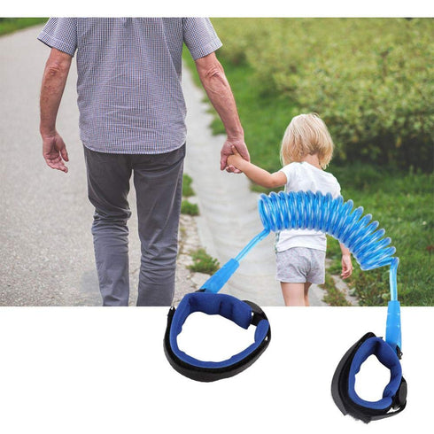 Anti Lost Wrist Link, Kids Anti lost Rope Elastic Adult Children Wristband Safety Link Walking Harness Rope for Toddlers Babies(Blue)