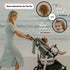 Original Stroller Mirror- See Baby's Face on Walks. Rear View Mirror for Prams and Strollers. Easy Connection.
