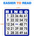 100-Pack Multi-Color Bingo Game Cards Set with Easy Read Numbers, Reusable Paper Bingo Sheets for Large Groups, Family/Friend Parties, Kids School Classroom Games