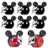 fozi cozi 8 Pack Mickey Themed Mouse Party Favors for Kids 4-8 - Black Mouse Birthday Party Supplies, Candy Box Bags,