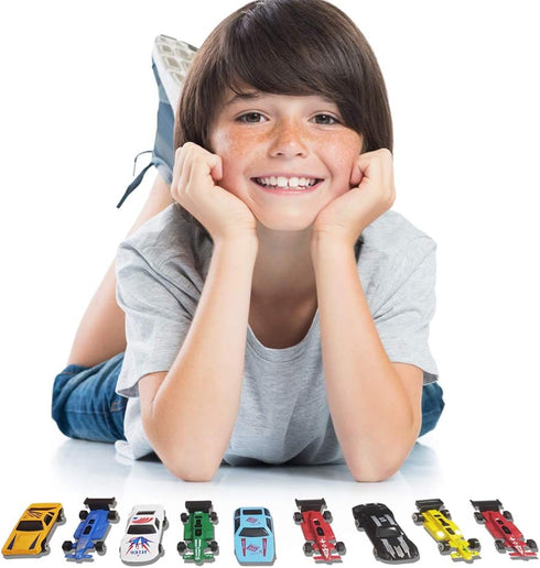 25 Set, ArtCreativity Pc-Diecast-Toy Car Durable-Diecast-Mini Racers in Assorted Designs, Cool Birthday Party Favors