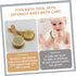 Set Totority Baby Hair Brush Woolen Brush for Toddlers Newborn Care Kit Easy to Use