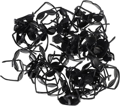Gadpiparty 120 Pcs Mini Sunglasses for Dolls, Black Doll Costume Accessories for Dress Up and Crafts