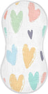 YETTASBIN Love Heart Muslin Baby Burp Cloth, Super Soft Absorbent Cotton Burp Rag