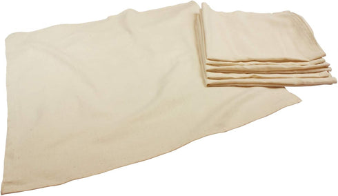 OsoCozy (6 Pack) 27 27 Inches, 100% Unbleached Birdseye Flat Cloth Diapers - x One-Layer Flat Cloth Baby Nappies Made