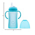 3-in-1 NB+,3M,6M,12M 8 oz) Glass Sippy Cups for Toddlers | Silicone Coated Glass Baby Bottles | Non-Toxic Transition