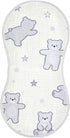 decor gift Cotton Burp Cloths Muslin Soft and Absorbent? Lilac Funny Bear wash Cloths
